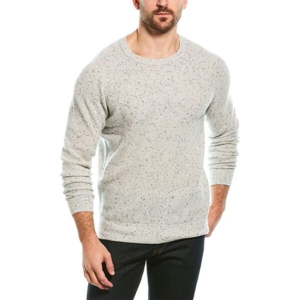 Bonobos Cashmere Waffle Weave Sweater Gray Small